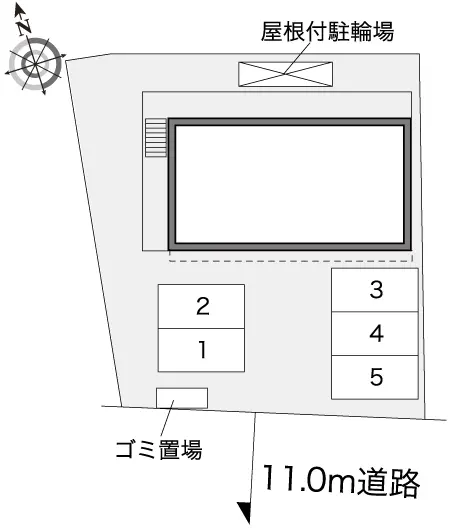 ★手数料０円★東松山市若松町２丁目　月極駐車場（LP）